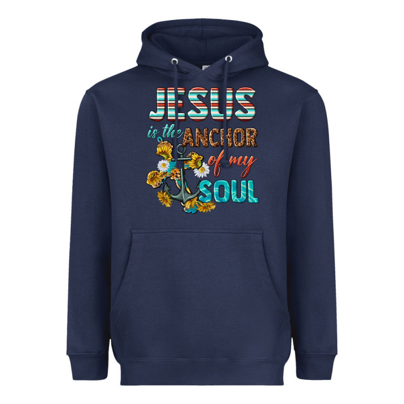 Jesus Is The Anchor Of My Soul Heavyweight Hoodie by texasbilliewilder | Teevron