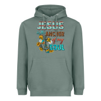 Sage jesus is the anchor of my soul Heavyweight Hoodie - texasbilliewilder