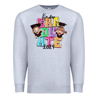 Heather Grey kinder graduate 2024 Premium Sweatshirt - texasbilliewilder