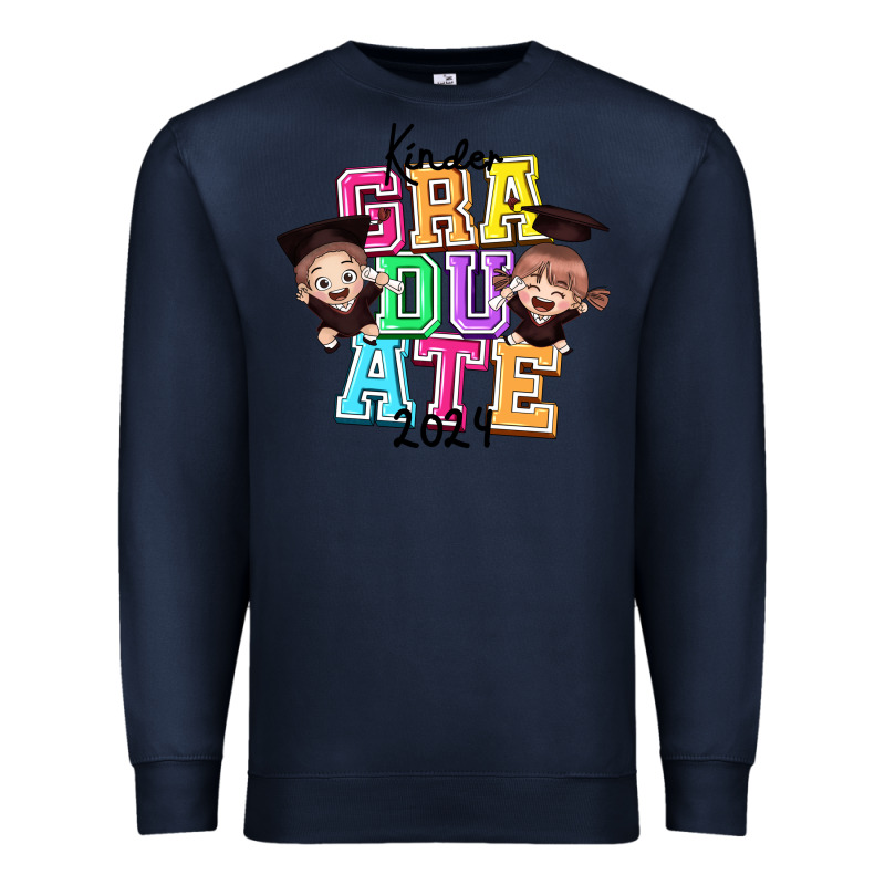 Kinder Graduate 2024 Premium Sweatshirt by texasbilliewilder | Teevron