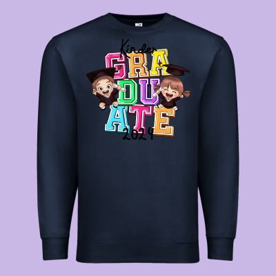 Kinder Graduate 2024 Premium Sweatshirt Designed By Texasbilliewilder