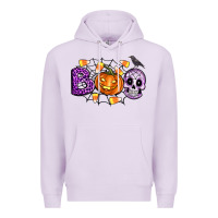 Lilac Boo halloween Premium Hoodie - Artiststas