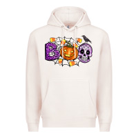 Pale Pink Boo halloween Premium Hoodie - Artiststas