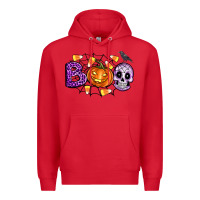 Red Boo halloween Premium Hoodie - Artiststas
