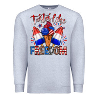 Heather Grey taster like freedom Premium Sweatshirt - Zillion Design Studio