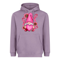Lavender Breast Cancer gnomes Heavyweight Hoodie - RanaPortraitStore