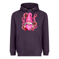 Plum Breast Cancer gnomes Heavyweight Hoodie - RanaPortraitStore
