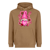 Toasted Coconut Breast Cancer gnomes Heavyweight Hoodie - RanaPortraitStore