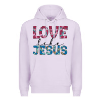 Lilac love like jesus Premium Hoodie - JahusDesignShop