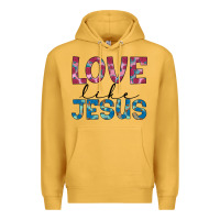 Mustard love like jesus Premium Hoodie - JahusDesignShop