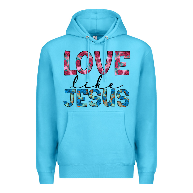 Love Like Jesus Premium Hoodie by JahusDesignShop | Teevron