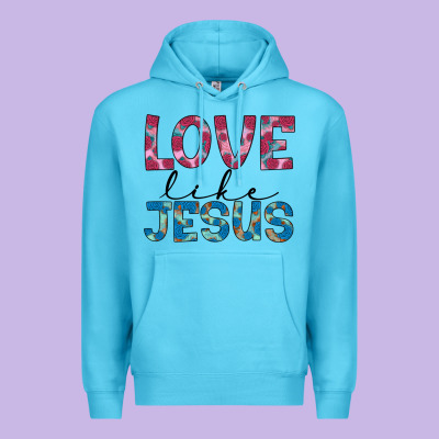 Love Like Jesus Premium Hoodie Designed By Jahusdesignshop