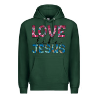 Sports Green love like jesus Premium Hoodie - JahusDesignShop