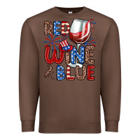 Chestnut red wine and blue Premium Sweatshirt - Zillion Design Studio
