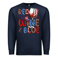Navy red wine and blue Premium Sweatshirt - Zillion Design Studio