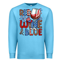 Ocean Blue red wine and blue Premium Sweatshirt - Zillion Design Studio