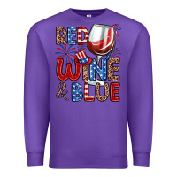 Purple red wine and blue Premium Sweatshirt - Zillion Design Studio