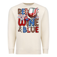 Sandshell red wine and blue Premium Sweatshirt - Zillion Design Studio