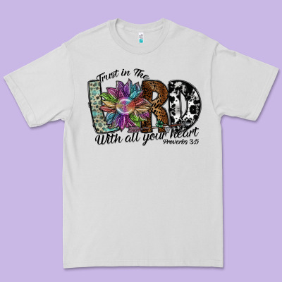 Trust In The Lord With All Your Heart Premium Tee Designed By Sublimationcraftshop