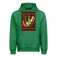 Emerald beer bottles with mistletoe Urban Hoodie - AdoDesignShop