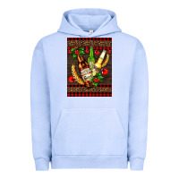 Pigment Grape Ice beer bottles with mistletoe Urban Hoodie - AdoDesignShop