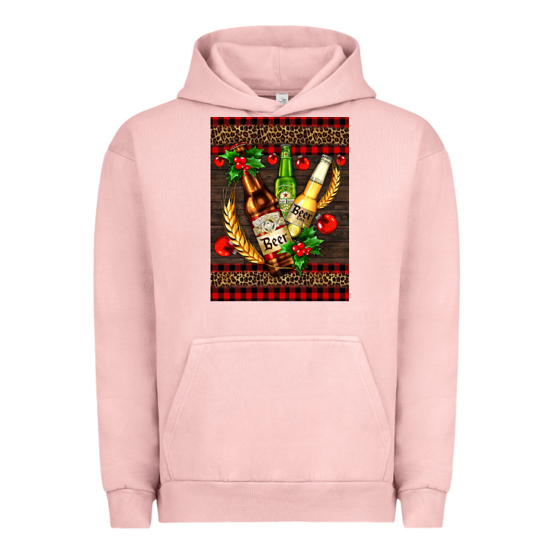 Beer Bottles With Mistletoe Urban Hoodie by AdoDesignShop | Teevron