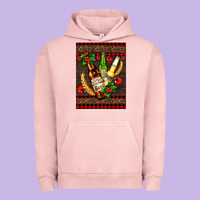 Beer Bottles With Mistletoe Urban Hoodie Designed By Adodesignshop