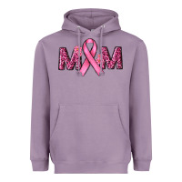 Lavender Breast Cancer Awareness Mom Heavyweight Hoodie - RanaPortraitStore