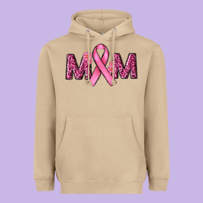 Heavyweight Hoodie Breast Cancer Awareness Mom