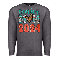Charcoal Heather senior mom 2024 tbw Premium Sweatshirt - texasbilliewilder