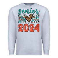 Heather Grey senior mom 2024 tbw Premium Sweatshirt - texasbilliewilder