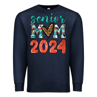 Navy senior mom 2024 tbw Premium Sweatshirt - texasbilliewilder