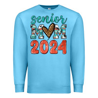 Ocean Blue senior mom 2024 tbw Premium Sweatshirt - texasbilliewilder