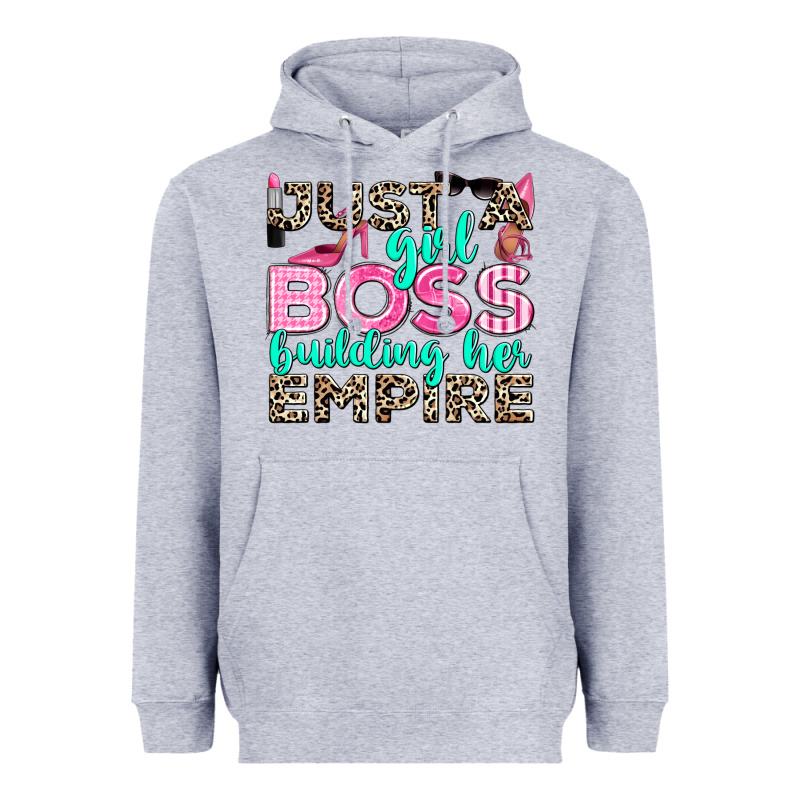 Just A Girl Boss Building Her Empire Heavyweight Hoodie by texasbilliewilder | Teevron
