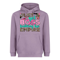 Lavender just a girl boss building her empire Heavyweight Hoodie - texasbilliewilder