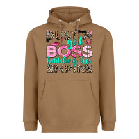 Toasted Coconut just a girl boss building her empire Heavyweight Hoodie - texasbilliewilder