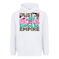 White just a girl boss building her empire Heavyweight Hoodie - texasbilliewilder
