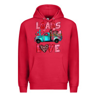 Cardinal loads of love truck Premium Hoodie - JahusDesignShop