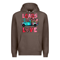 Coffee loads of love truck Premium Hoodie - JahusDesignShop