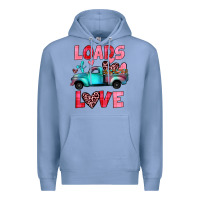 Colony Blue loads of love truck Premium Hoodie - JahusDesignShop