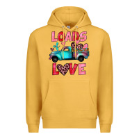 Mustard loads of love truck Premium Hoodie - JahusDesignShop
