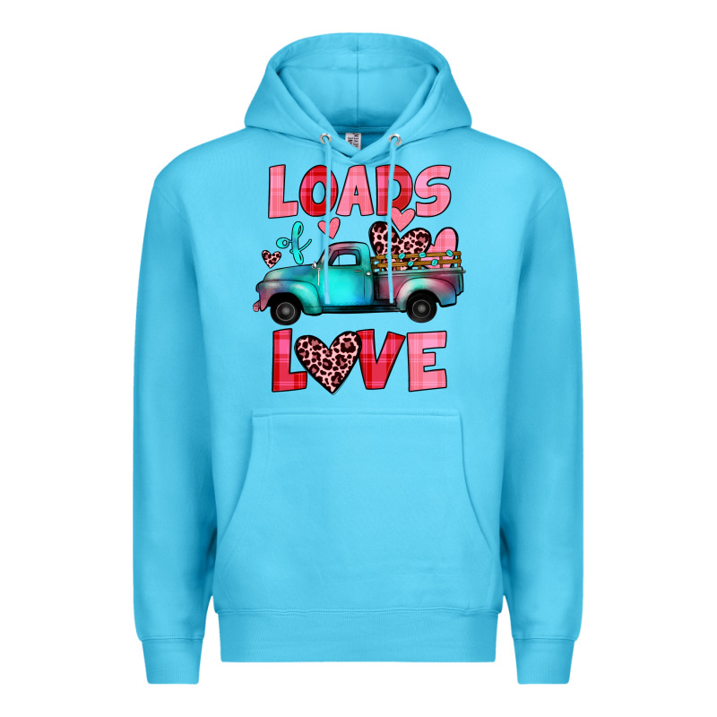 Loads Of Love Truck Premium Hoodie by JahusDesignShop | Teevron