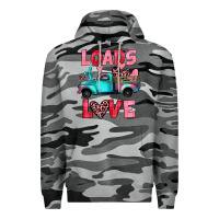 Slate Camo loads of love truck Premium Hoodie - JahusDesignShop