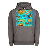 Pigment Tornado sun with butterfly seamless pattern Urban Hoodie - BundleAndBundleShop