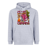 Heather Grey just a girl who loves camping Heavyweight Hoodie - texasbilliewilder