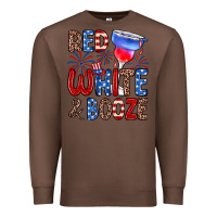 Chestnut red white and booze Premium Sweatshirt - Zillion Design Studio