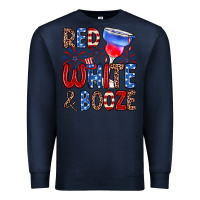 Navy red white and booze Premium Sweatshirt - Zillion Design Studio