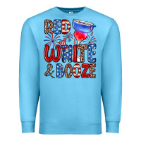 Ocean Blue red white and booze Premium Sweatshirt - Zillion Design Studio