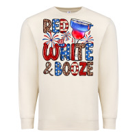 Sandshell red white and booze Premium Sweatshirt - Zillion Design Studio