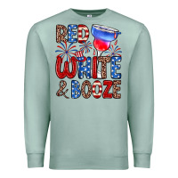 Seafoam red white and booze Premium Sweatshirt - Zillion Design Studio